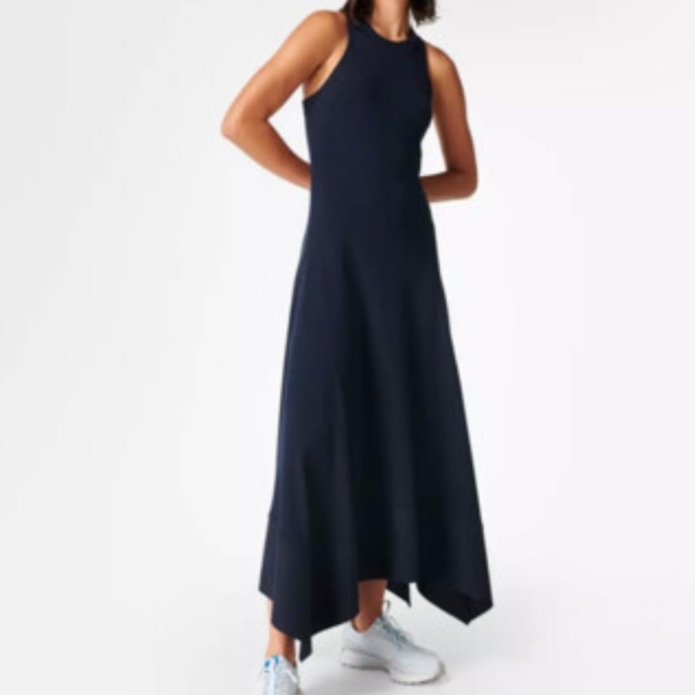 Sweaty Betty Navy Asymmetrical Dress
